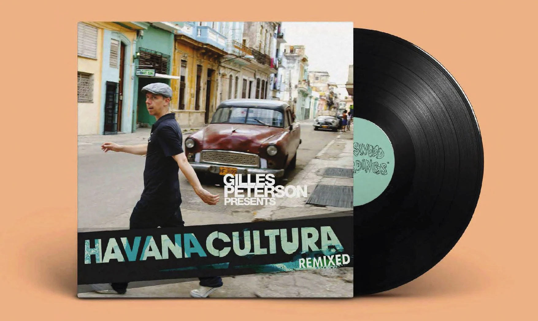 Gilles Peterson Presents Havana Cultura Remixed vinyl artwork.