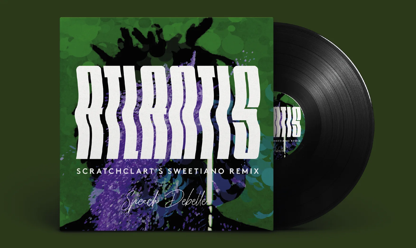 Album artwork with intricate gold illustration on deep navy.